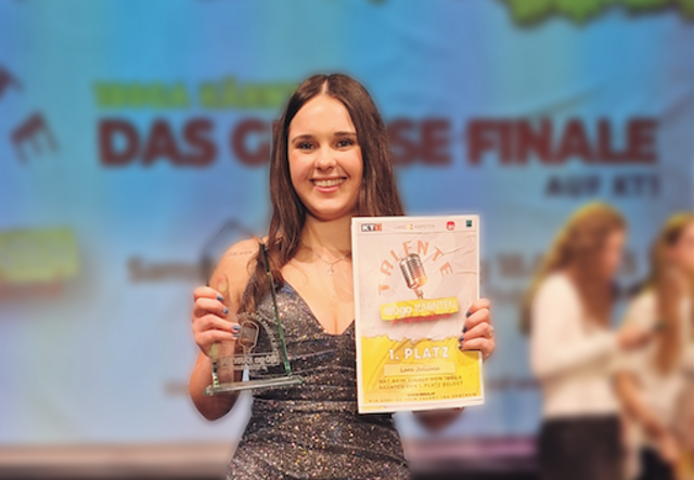 Lara Juliana Fuchs erreichte den 1. Platz beim Talentewettbewerb in Klagenfurt.