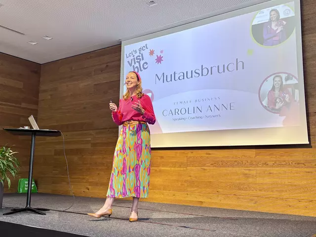 Keynote-Speakerin Carolin Anne Schiebel motivierte zu mehr Mut und Gelassenheit. | Foto: Weymayer