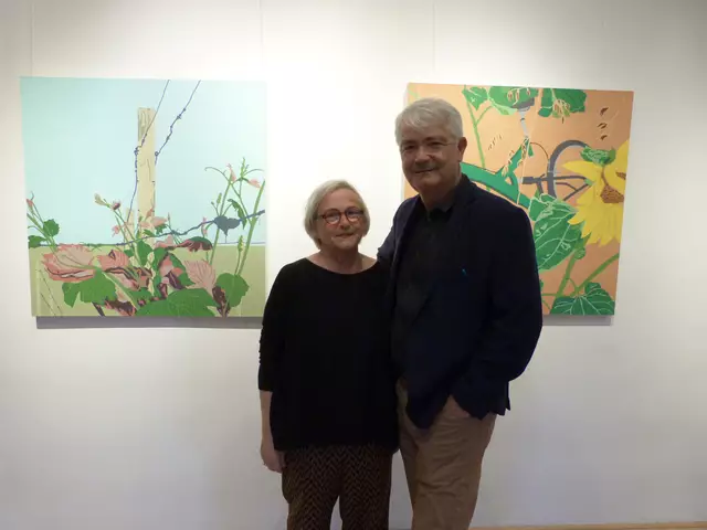 Künstlerin Judith Horvatits und ihr Ehemann Dr. Thomas Horvatits hießen alle Besucher:innen herzlich Willkommen.