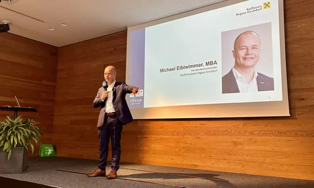 Michael Eiblwimmer, Vorstandsvorsitzender der Raiffeisenbank Region Kirchdorf. | Foto: Weymayer