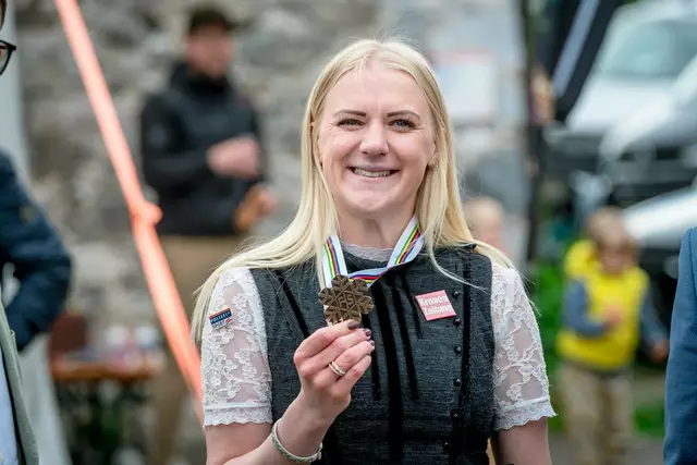 Die Freude über die WM-Bronzemedaille ist auch jetzt noch ungebrochen.