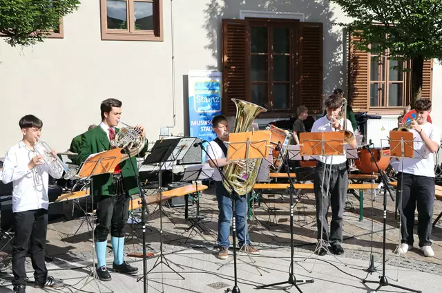 Das Blechbläserquintett machte den Anfang | Foto: Gerhard Langmann