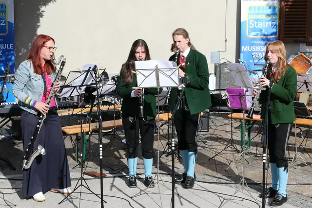 Das Klarinettenquartett hatte etwas fürs Gmiad | Foto: Gerhard Langmann
