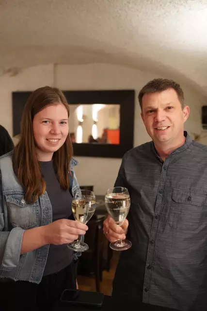 Theresa Bauer und Christian Küberl freuten sich auf den Musikabend.