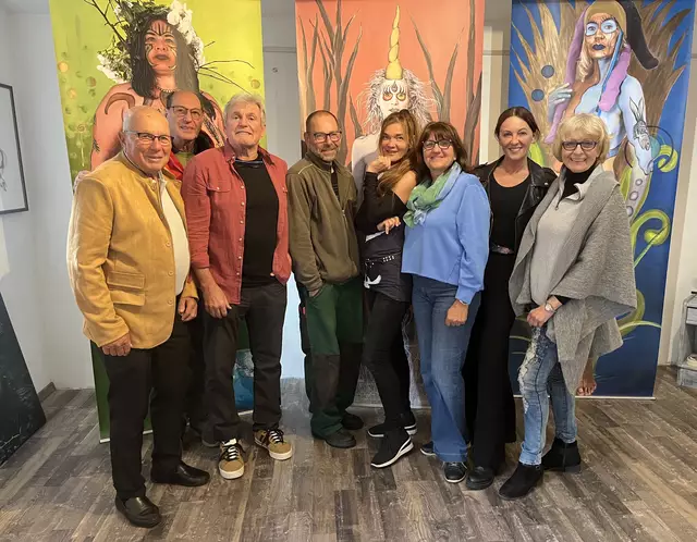 Günter Schermann, Helmut Chudoba, Josef Vyborny, Robert Wagner, Beatris Green, Helga Vyborny, Michaela Korn, Jana Chudoba