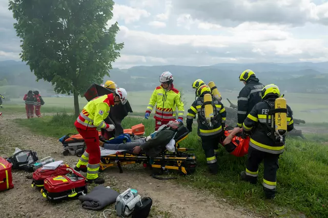Medizinische Erstversorgung und psychosoziale Betreuung standen bei der Übung für das Rote Kreuz im Mittelpunkt. | Foto: RK Doku Team/B. Bucher