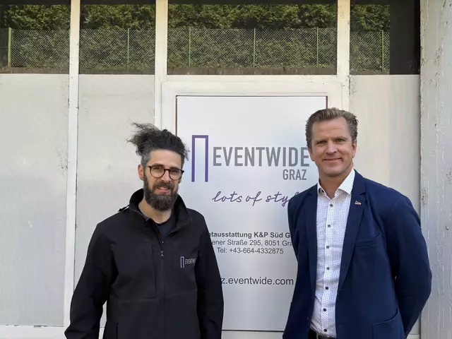 Viktor Larissegger (r.) zu Besuch bei Jochen Walter Kaluza-Praschl.  | Foto: MeinBezirk