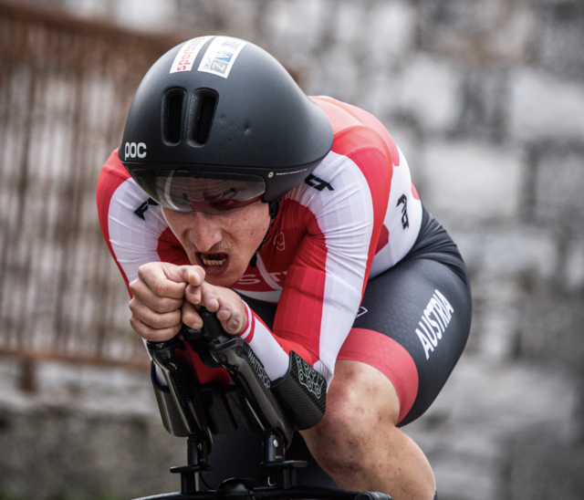 Franz Josef Lässer auf dem Weg zum zweiten Platz. | Foto: Drew Kaplan Photography/ Cycling Austria