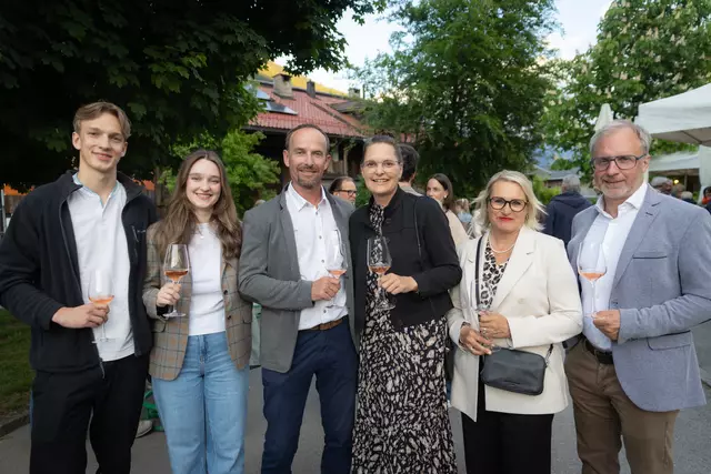Haas Florian Hanna Tschauko, Bernhard und Andrea Tschauko (Westdesign) Marco Figl Marco (Verbund Mayrhofen) mit Frau Birgit | Foto: ungerank