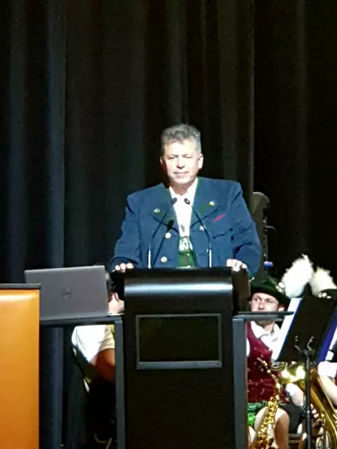 Ansprache zum Hintergrund der Ortspatenschaft durch Bgm. Andreas Braunegger | Foto: A. Platschka