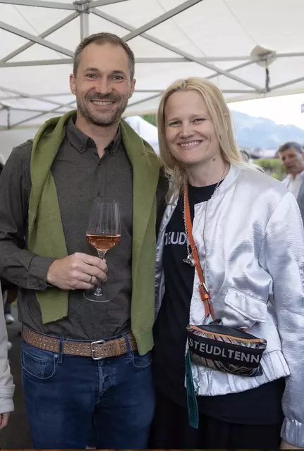 Bernhard Wildauer (Element W), Bernadette Abendstein.  | Foto: ungerank