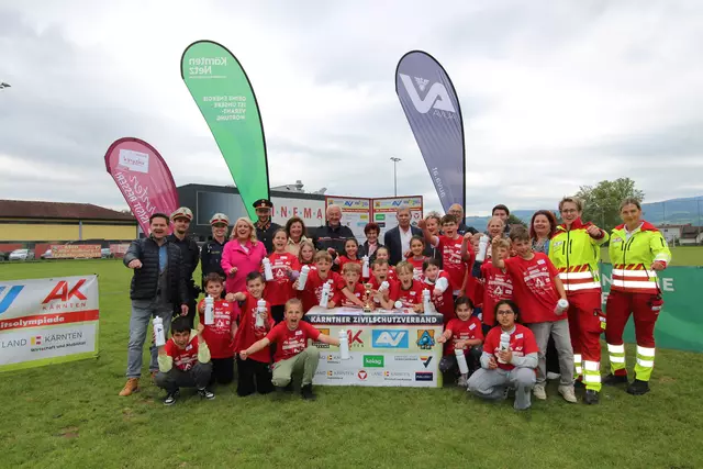 VS Wolfsberg 4a wurde Bezirkssiegerin von Wolfsberg | Foto: KZS/AUVA M. Lippitsch