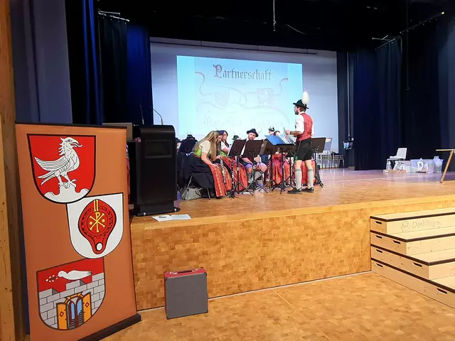 Musikalische Begrüßung durch den Musikverein Denklingen/Epfach | Foto: A. Platschka