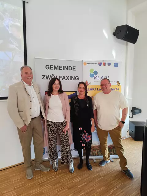 Walter Buxkandl, Martina Parker, Sonja Wirgler, Heinz Blocher (vlnr). | Foto: Kerstin Blocher