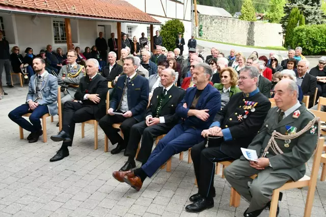 Große Zahl von Ehrengästen bei der Eröffnungsfeier zu den diesjährigen Ausstellungen im Blasmusikmuseum in Oberwölz. | Foto: Anita Galler