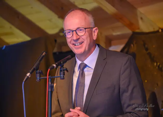 Bürgermeister von St. Michael Ing. Manfred Sampl begrüßte alle bei der Feier. | Foto: Peter Bolha