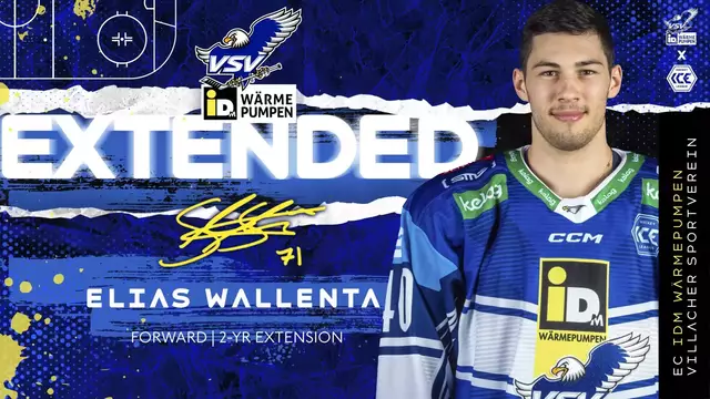 Elias Wallenta hat die Vertragsverlängerung unterschrieben. Jetzt folgen zwei weitere Jahre für den EC iDM VSV. | Foto: EC iDM VSV