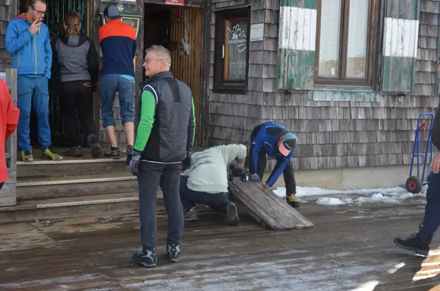 Versorgungstag auf der Reichensteinhütte. | Foto: WAFO