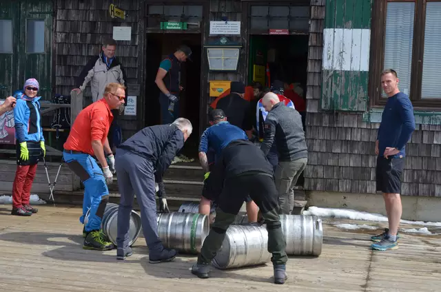 Versorgungstag auf der Reichensteinhütte. | Foto: WAFO