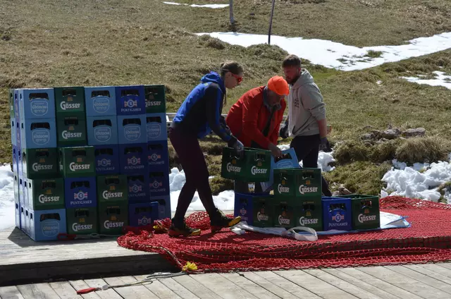 Versorgungstag auf der Reichensteinhütte. | Foto: WAFO
