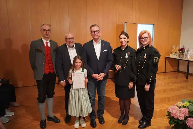 Juniorleistungsabzeichen mit Auszeichnung: Jennifer Rotschädl
 | Foto: Bergkapelle Piberstein