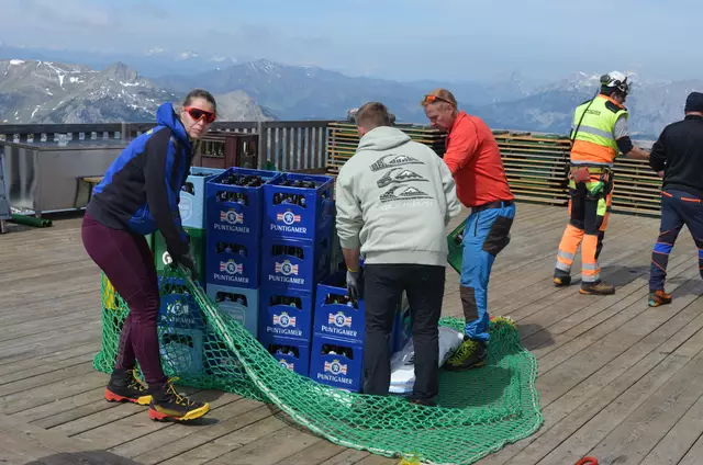 Versorgungstag auf der Reichensteinhütte. | Foto: WAFO