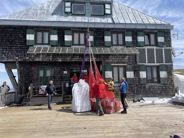Versorgungstag auf der Reichensteinhütte. | Foto: WAFO