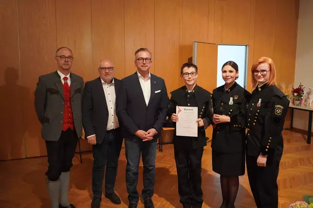 Juniorleistungsabzeichen mit Auszeichnung: Alexander Stoiber
 | Foto: Bergkapelle Piberstein