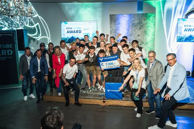 Sieger der Oberstufe mit dem Projekt "Hopfenanbau". | Foto: RAUM15