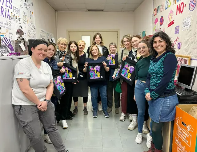 Genmeinsam gegen Gewalt an Frauen: Best Practice-Tipps dafür holte sich die Delegation aus Spanien. | Foto: Kommunalen Bildung &amp; Integration St. Georgen