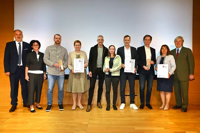 Graf, Hohengasser, Eitler, Ferstl, Henter, Danmayr, Rabengruber, Obermayr, Miesenberger, Starhemberg (v.l.).