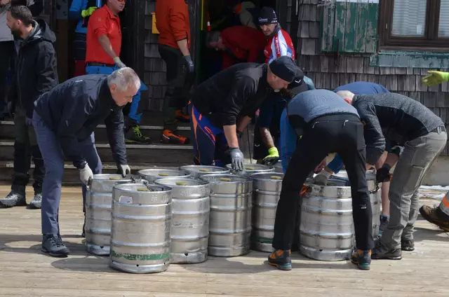 Versorgungstag auf der Reichensteinhütte. | Foto: WAFO