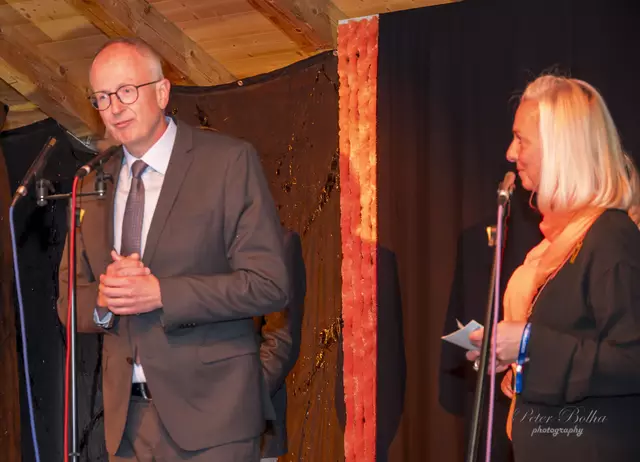 BM Ing Manfred Sampl und Präsidentin SI-Club Lungau Romana Schöberl. | Foto: Peter Bolha