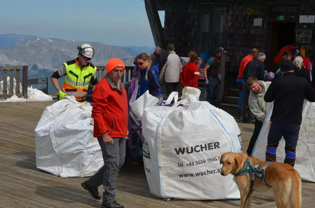 Versorgungstag auf der Reichensteinhütte. | Foto: WAFO