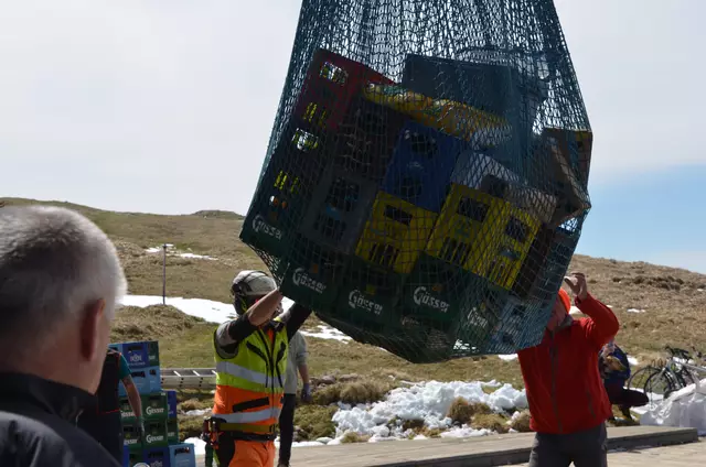 Versorgungstag auf der Reichensteinhütte. | Foto: WAFO