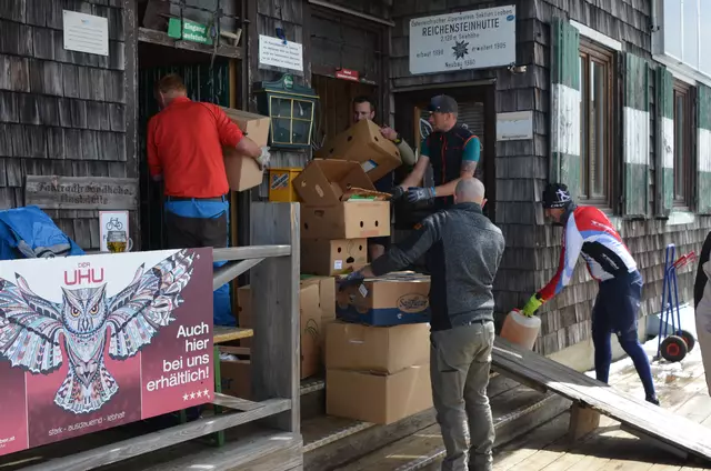 Versorgungstag auf der Reichensteinhütte. | Foto: WAFO