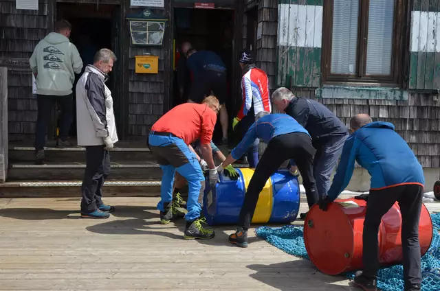 Versorgungstag auf der Reichensteinhütte. | Foto: WAFO