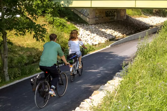 In Liesing wurden 152 Stellen markiert, die für Radler zum Verhängnis werden könnten. | Foto: PID/Christian Fürthner
