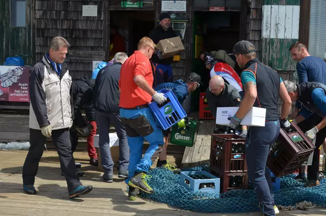 Versorgungstag auf der Reichensteinhütte. | Foto: WAFO