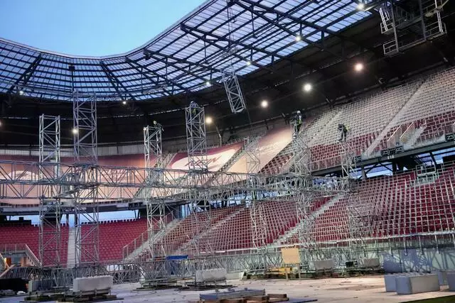 Eindrücke von den Abbauarbeiten vom "Big-Air-Klagenfurt"-Event im Wörthersee Stadion (Jänner 2025). | Foto: MeinBezirk.at