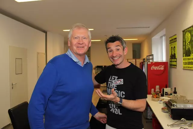 Mit seinem Kollegen und guten Freund Prim. Dr. Vaclav Ruzicka, MBA.