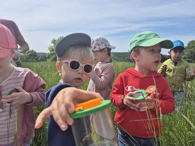 Mit dem Kindergarten Gießhübl 2 nahmen auch die Kleinsten mit großer Freude an den Naturpark-Tagen teil. 
 | Foto: LPV/L. Reimoser-Berger
