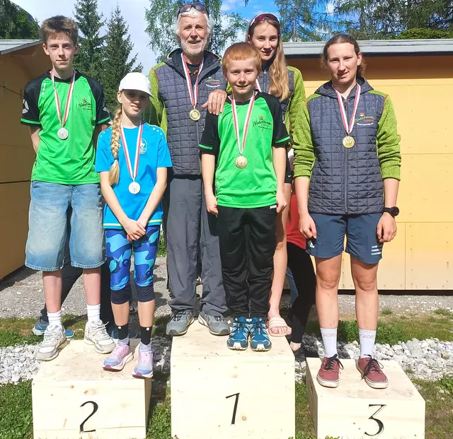 Die MedaillenhamsterInnen der Naturfreunde. | Foto: I. Hechl