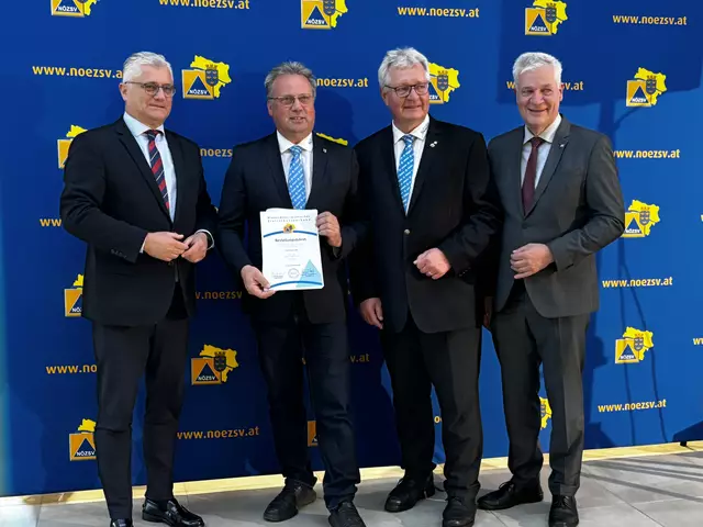 Martin Antauer, Friedrich Pallinger, Christoph Kainz und Anton Kasser. | Foto: Dietl-Schuller