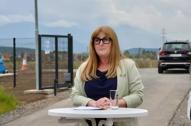 „Wasser ist Leben“, betonte Bürgermeisterin von der Bezirkshauptstadt Neunkirchen Klaudia Osztovics. | Foto: Elisabeth Peinsipp