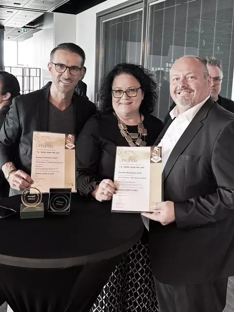 Doppel-Gold gab es für Thomas Klepits (ideas4you), Ute Portschy-Heidenreich und Roland Poiger. | Foto: StarJump Oberwart