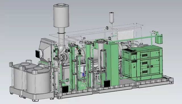 In einem weltweit einzigartigen Verfahren verwandelt das österreichische Startup Corbofix biogene Abfälle dezentral in Strom und Wärme. | Foto: APA-Fotoservice FIEDLERPHOTO