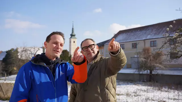 Florian Eder und Bürgermeister Niko Reisel haben gemeinsame Ideen. | Foto: DORN