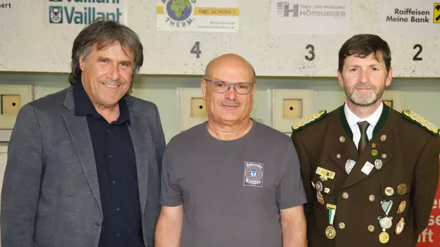 Bgm Ingo Mayr, Norbert Stefani und Gebhard Ennemoser