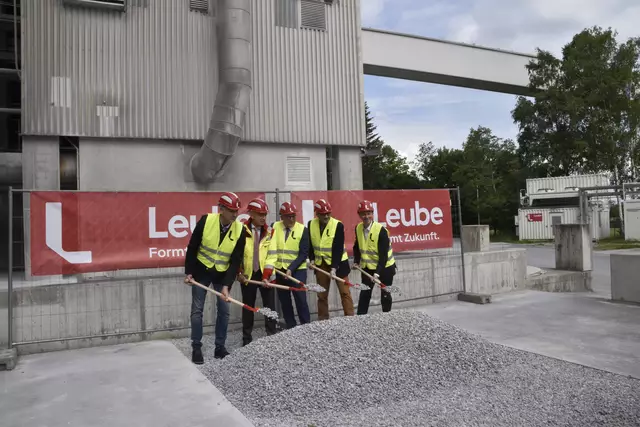 Der Spatenstich fand am Mittwoch, den 21. Mai statt.  | Foto: Fabienne Gruber 
